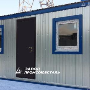 Дачная бытовка металлическая 3*2,4*8 м